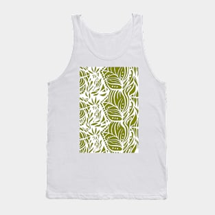 Leaf design Tank Top